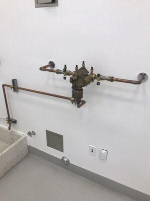 Backflow installation and testing.