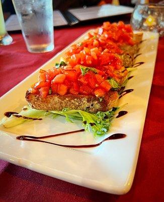 Bruschetta had some of the freshest tomatoes I have tasted in a while.