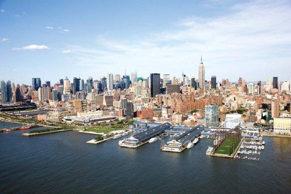 Chelsea Piers from Pier 59 - Pier 62!