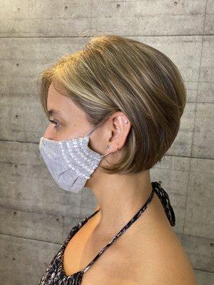 Bronde baby lights and cut by Anya @anya.does.hair