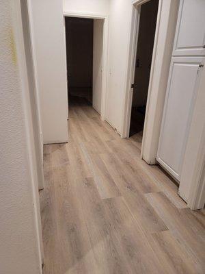 Installation  pre-baseboards