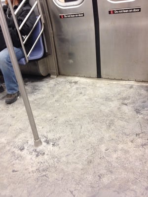 The J train is a filthy piece of crap.