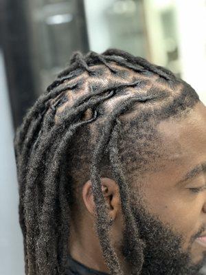 Male Retwist-Partially Shaved Head