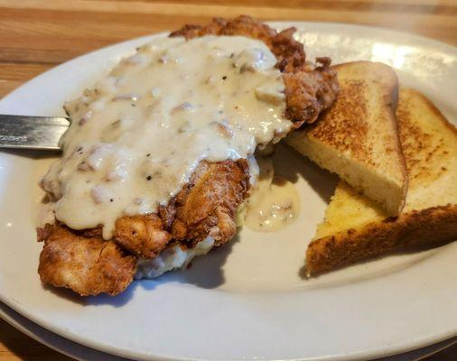 Country Fried Chicken with based potatoes