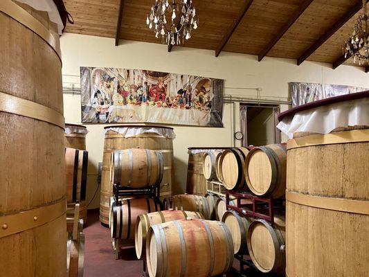 Barrel room