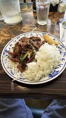 Mongolian Beef lunch special