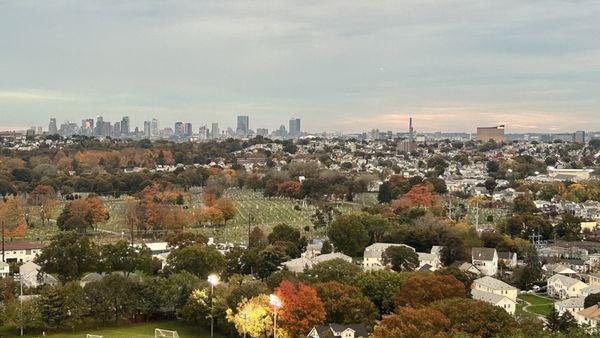 This is from my living room balcony all of Boston!! The view is beautiful and breathtaking