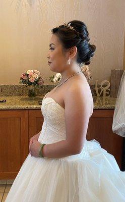 Bridal hairstyle