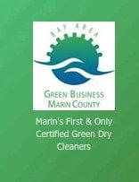 Marin's 1st & only certified green dry cleaner