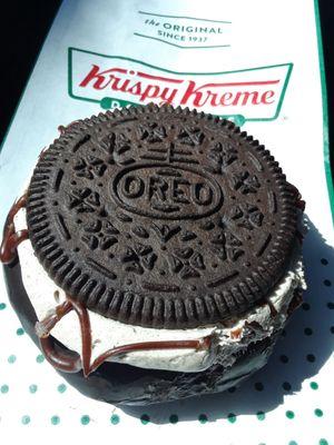 Who wants to try this limited edition Oreo Donut?  Cookie was a bit stale, but still worth trying the donut.