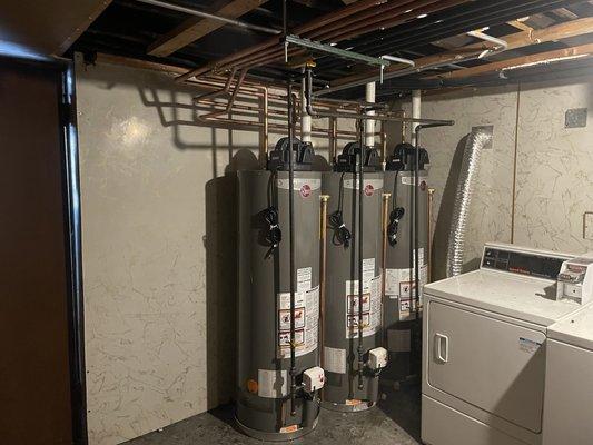 Water heaters installation