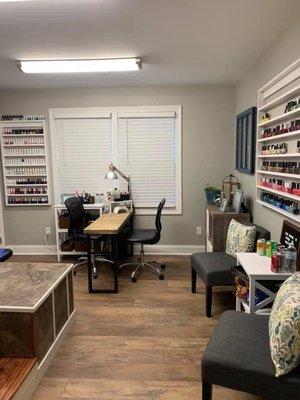 The nail room