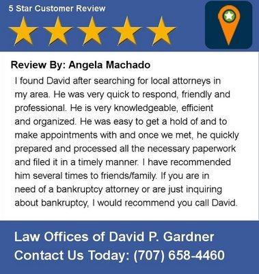 http://davidpgardnerlaw.com/
650-483-3059
(707) 658-4460