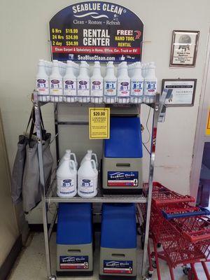 Great machines at great prices. Rent one today! Experience the power of Clean, SeaBlue Clean! Customer service 817-657-3774