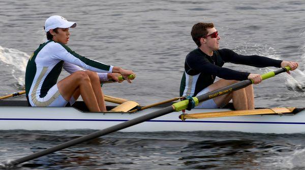 The Junior Competitive Team racing at Head of the Lake Regatta.