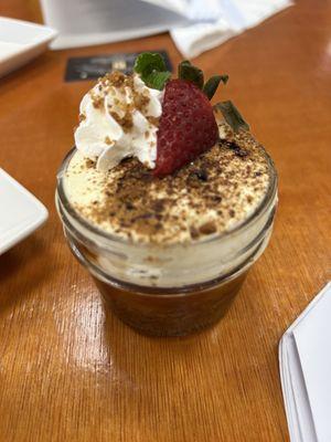 Chef James created a special tiramisu for this tour