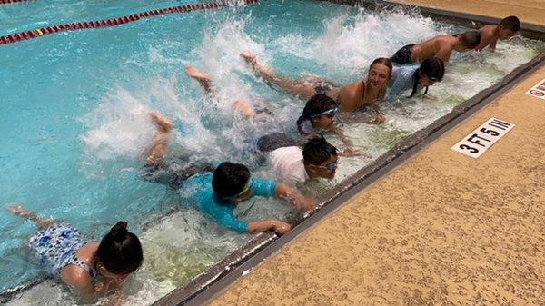 Learn to Swim Alief Natatorium. AquaKare Swim School.