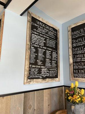 menu board