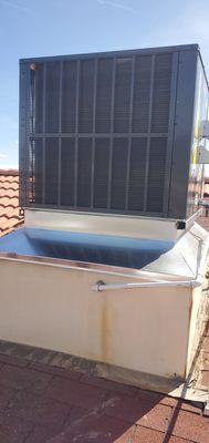 5 ton gas package unit install