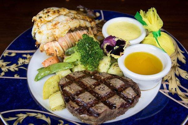 $10 Signature Steak & Lobster - the best deal on our finest meal Mondays from open to close (11am-1:30am) and Thursdays 11am-6pm.