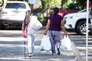 A week's worth of healthy groceries provided with your support from shopping at Poverello!