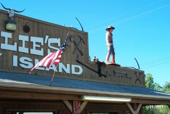 Sheriff guards our roof as we're open 24 Hours 7 days!