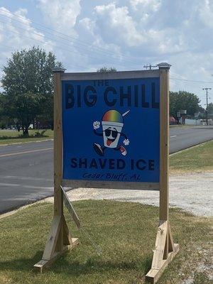 The big chill sign