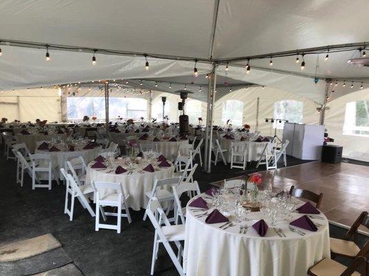 Tented wedding March 2018