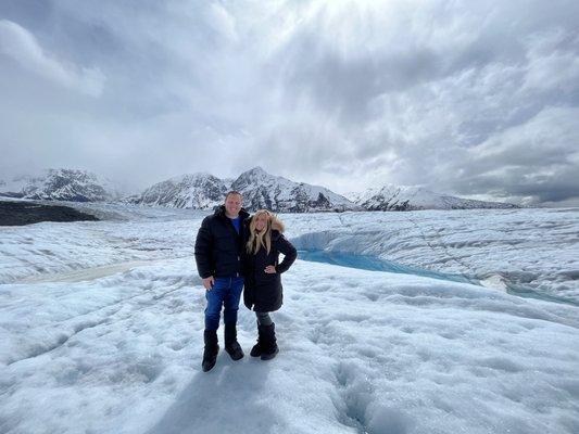 Glacier landing