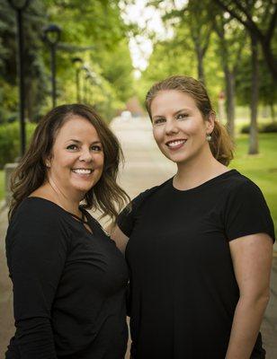 Our most amazing and knowledgeable Front Office personnel: Scheduling and Financial coordinators --  Shayla and Erin