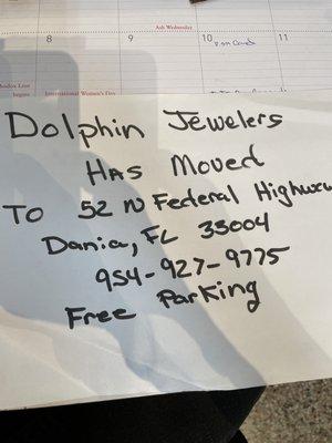 Dolphin jewelers now opened