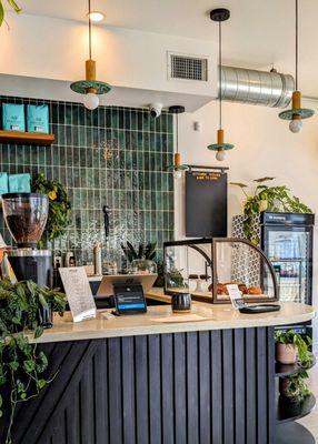 Front counter. The whole shop has this sort of aesthetic and vibe.