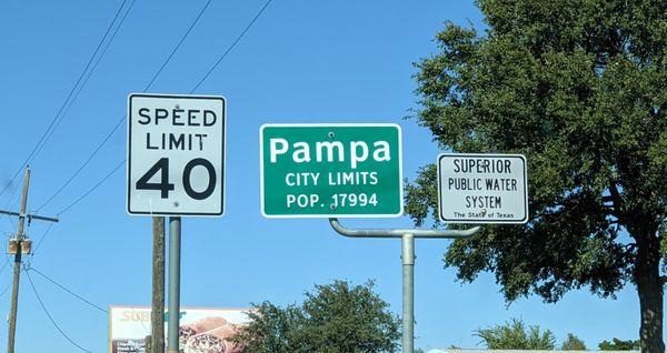 Pampa City Limits