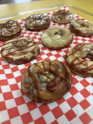 Protein butter cream & guava donuts