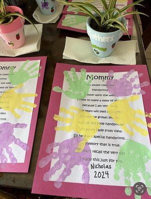 Mother's Day art project