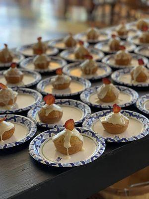 Desert offerings for a recent plate of the day