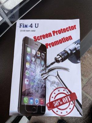 Sale on Screen protectors!!