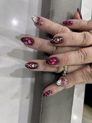 Time for those Valentine nails! And nobody does it better than Chi Nails!