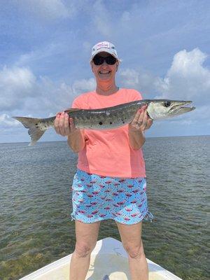 One if the Barracuda we caught!