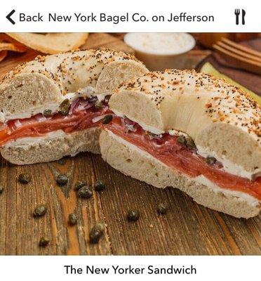 Fresh, made to order New Yorker on an everything bagel is the perfect sandwich.