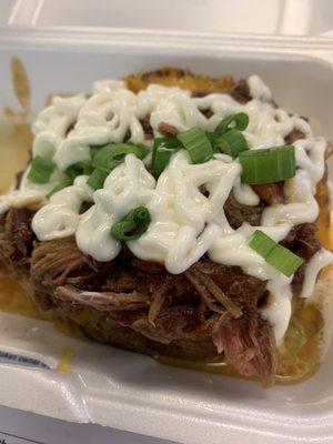 BBQ Brisket Baked Potato