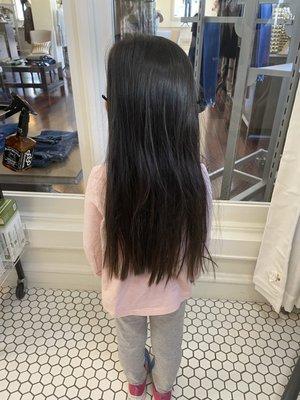 Hair donation for our daughter!