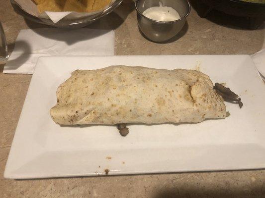 California Burrito (or so they say) almost $14