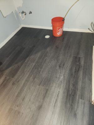 new laundry room floor