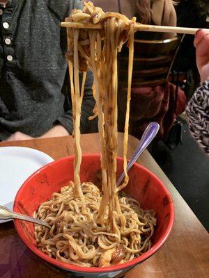 Black bean sauce noodles