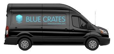 Get started by scheduling your free Blue Crates delivery.