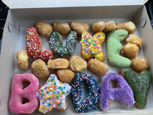 Birthday Donuts