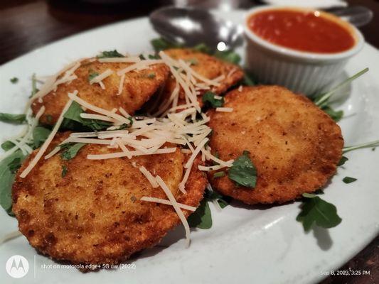 Fried ravioli