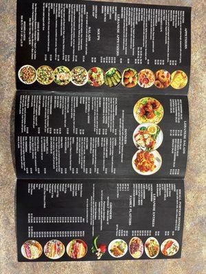 Menu inside