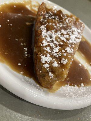 Bread Pudding. Presentation (before we tucked in) was nice.  I forgot to take a photo first. Delicious!